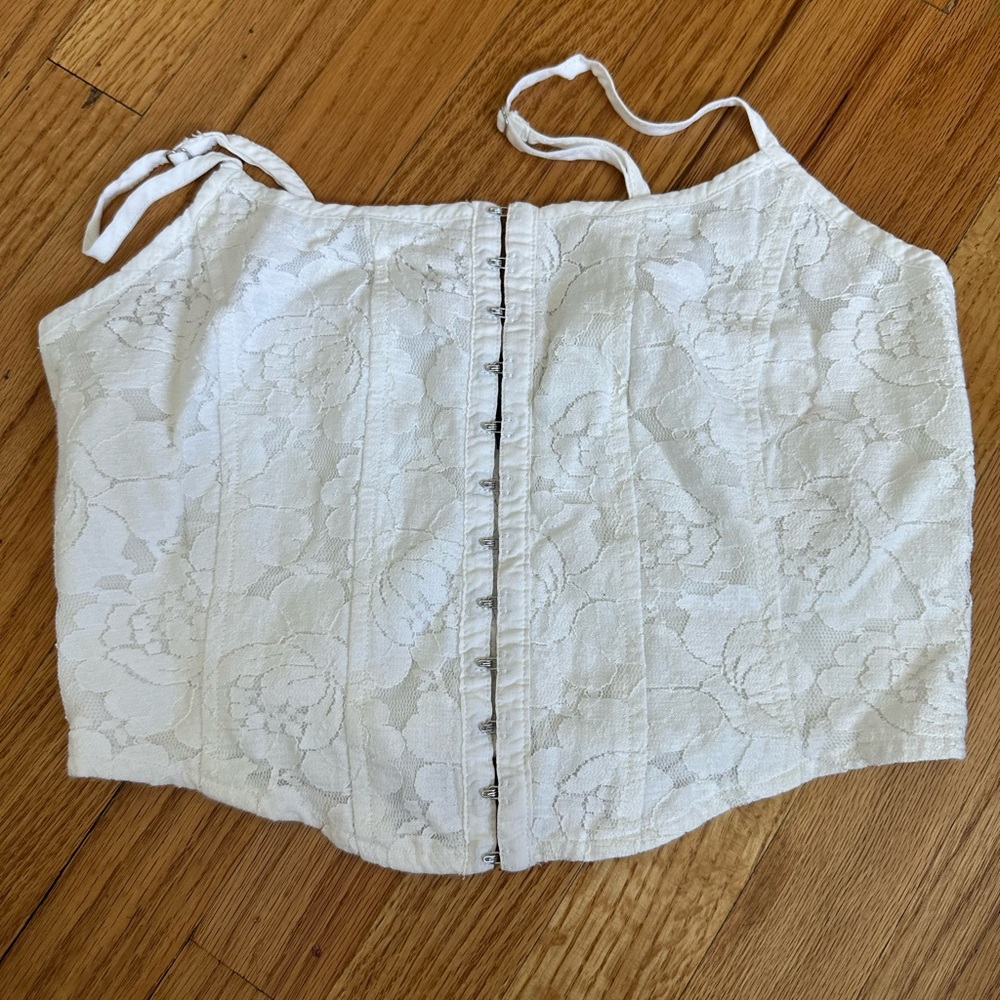 Wild Fable White Lace Top